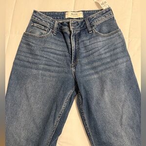 Classic High-Rise Blue Denim Jeans